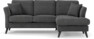 Eden - 2-sits soffa med schäslong - Grå