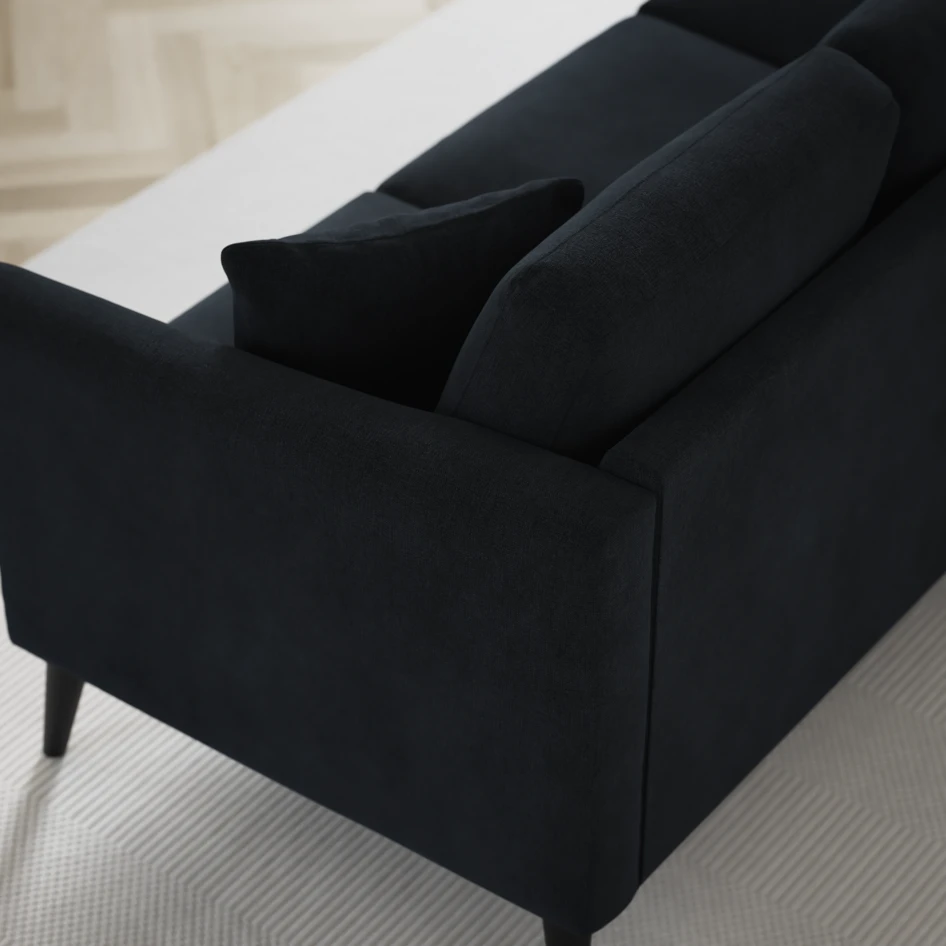 Eden - 2,5-sits soffa svängd - Blå