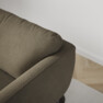 Madison - 2-sits soffa med divan höger - Brun