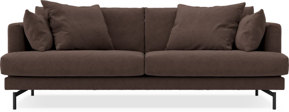 Harper - 3-sits soffa - Brun