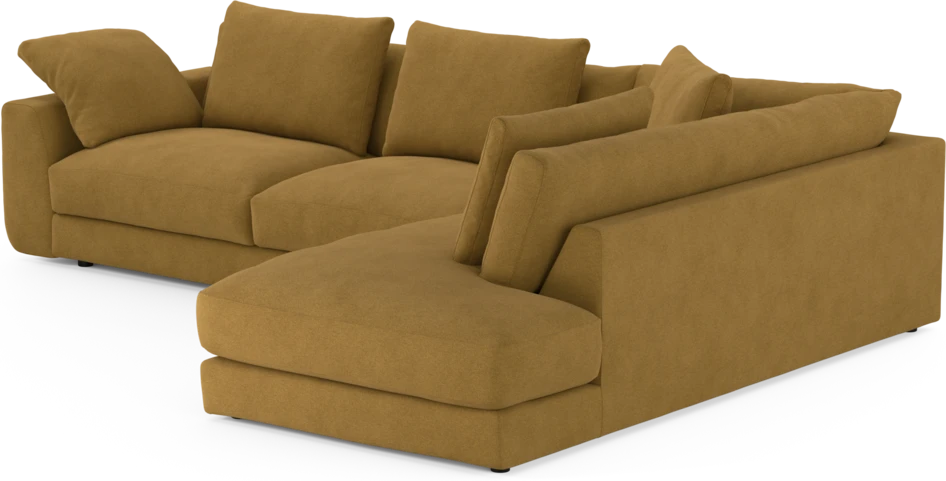 Amie - 3-sits med divan höger - Orange