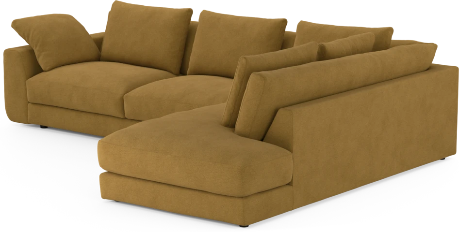 Amie - 3-sits med divan höger - Orange