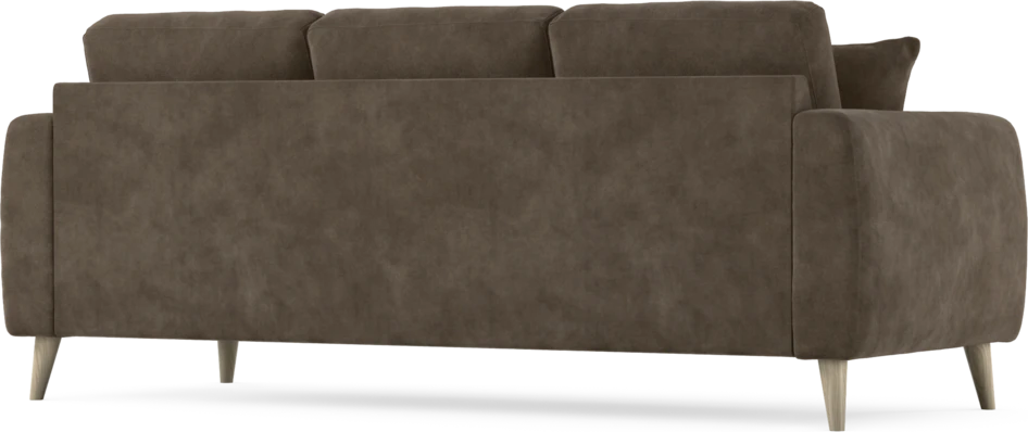 Eden - 3-sits soffa - Brun