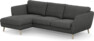 Madison Lux - 2-sits soffa med schäslong vänster - Grå