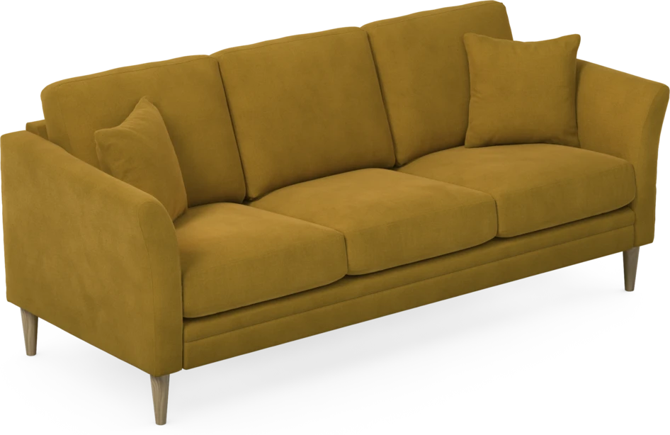 Eden - 3-sits soffa - Gul