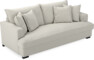 Mila - 3-sits soffa, hel dyna - Vit