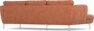Madison Lux - 2-sits soffa med schäslong vänster - Orange