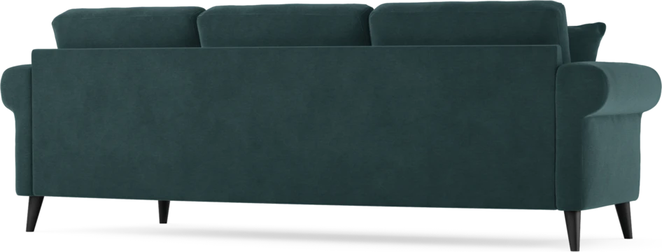 Eden - 3-sits soffa svängd - Blå
