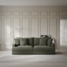 Rossi - 3-sits soffa - Grön