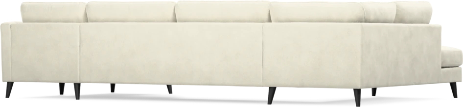 Bridge - 3-sits soffa med divan vänster och schäslong höger - Vit