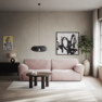 Bobby - 4-sits soffa - Rosa