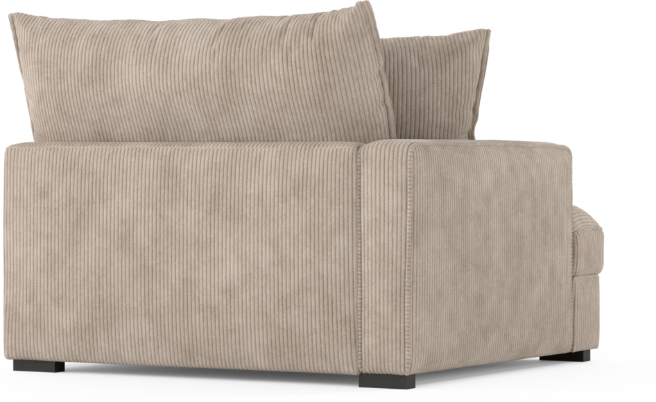 Rossi - 1,5-sits med armstöd vänster - Beige