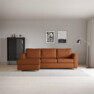 Friday - 3-sits soffa med schäslong vänster - Orange