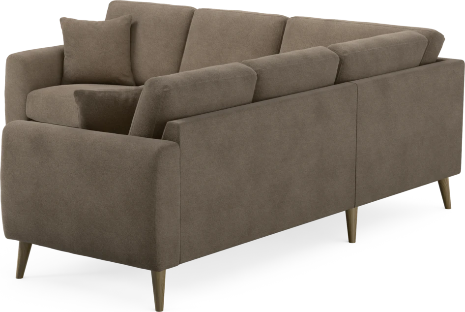 Eden - Hörnsoffa, 2+2-sits - Brun