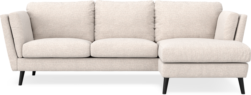 Madison Lux - 2-sits soffa med schäslong höger - Beige