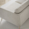 Madison Lux - 3-sits soffa med divan höger - Vit