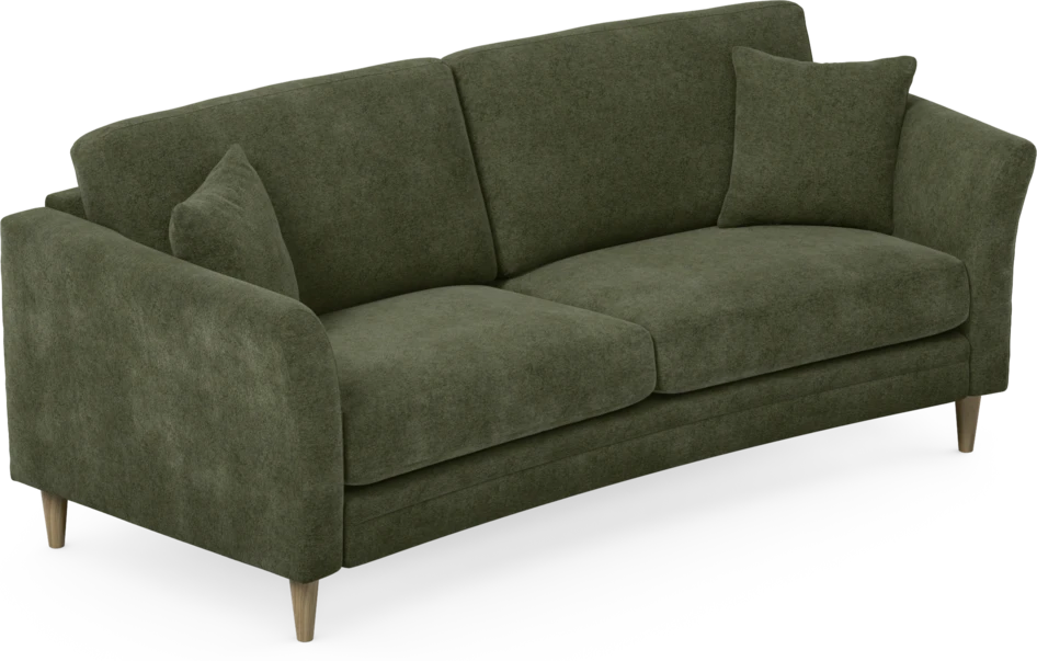 Eden - 2,5-sits soffa svängd - Grön