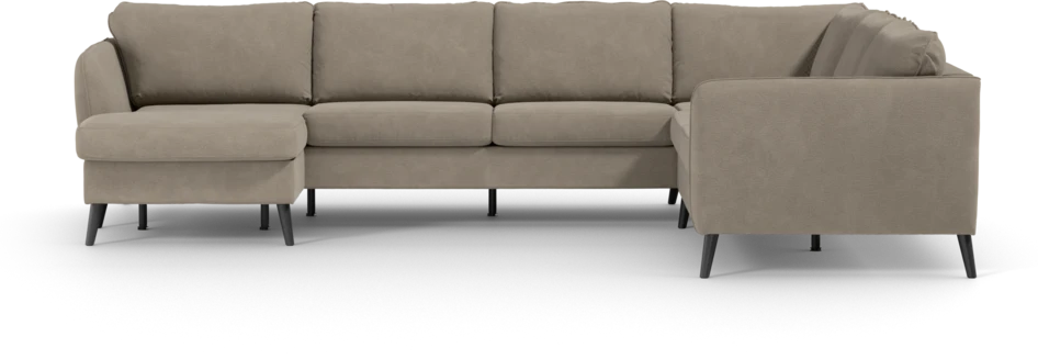 County - Hörnsoffa, 3+2-sits med schäslong vänster - Beige