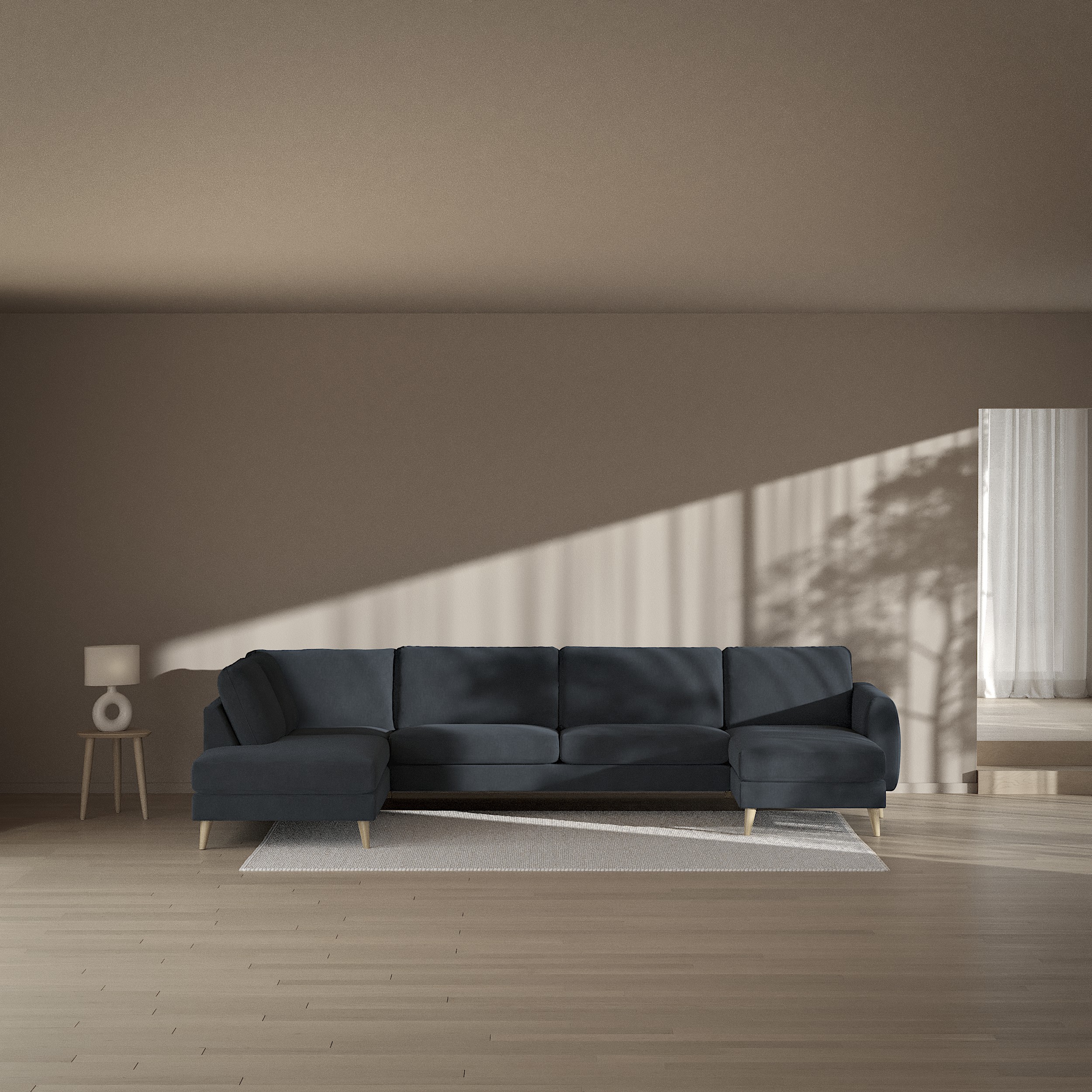 Bridge - 3-sits soffa med divan vänster och schäslong höger - inspiration