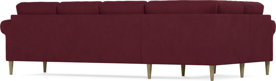 Eden - Hörnsoffa, 1+3-sits - Röd