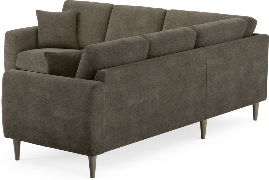 Eden - Hörnsoffa, 2+2-sits - Brun