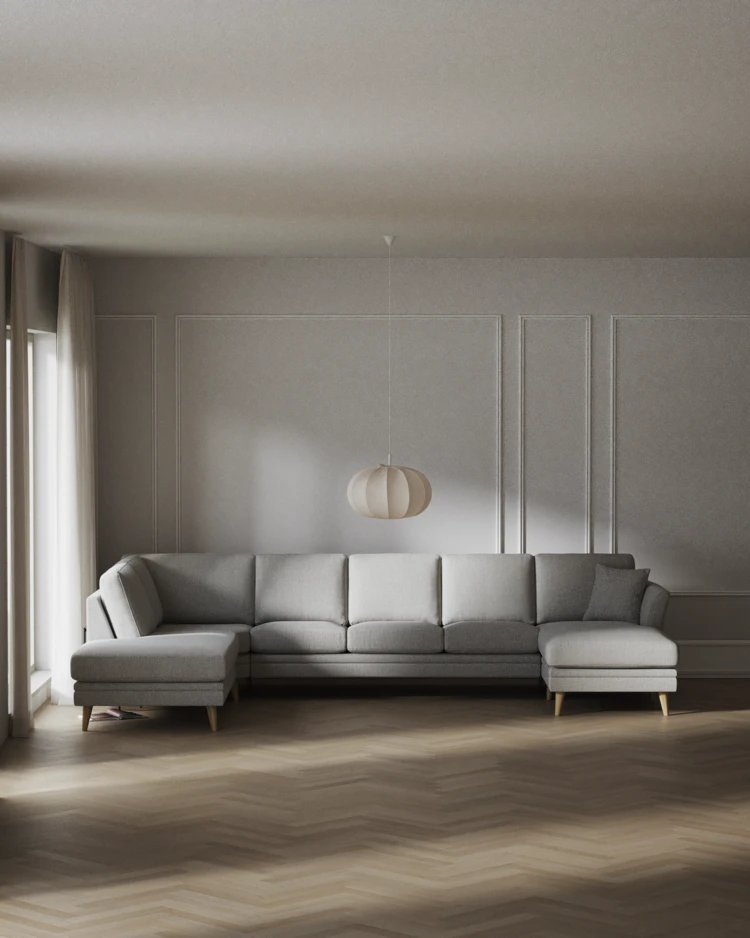 Eden - 3-sits soffa med divan vänster och schäslong höger - inspiration