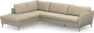 County - 2,5-sits soffa med divan vänster - Beige
