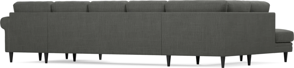 Eden - 3-sits soffa med divan vänster och schäslong höger - Grå