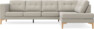 Rio - 3-sits soffa med divan höger - Beige