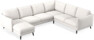 Madison Lux - Hörnsoffa med schäslong vänster - Beige