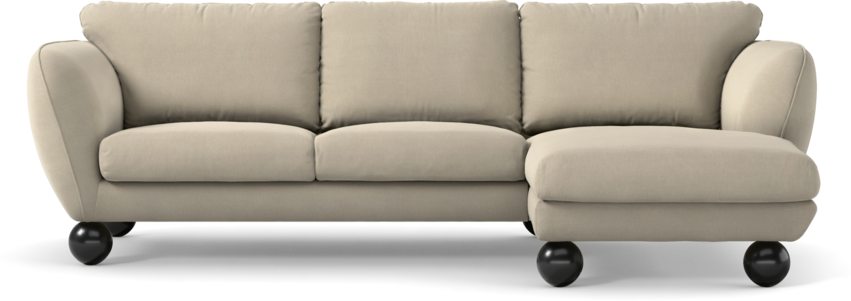 Madison - 2-sits soffa med schäslong höger - Beige