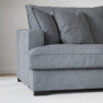 Mila - 3-sits soffa med divan vänster - Blå