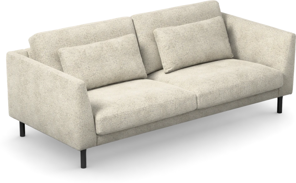 Willow - 3-sits soffa, fast klädsel - Beige