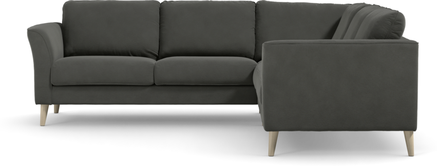 Bridge - Hörnsoffa, 2+2-sits - Grå