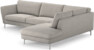 Madison Lux - 3-sits soffa med divan höger - Grå