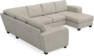 Friday - Hörnsoffa, 2+3-sits med schäslong höger - Beige