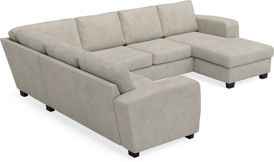 Friday - Hörnsoffa, 2+3-sits med schäslong höger - Beige