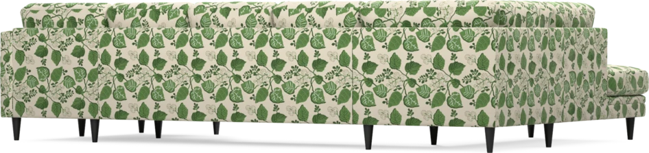 Eden - 3-sits soffa med divan vänster och schäslong höger - Flerfärgad