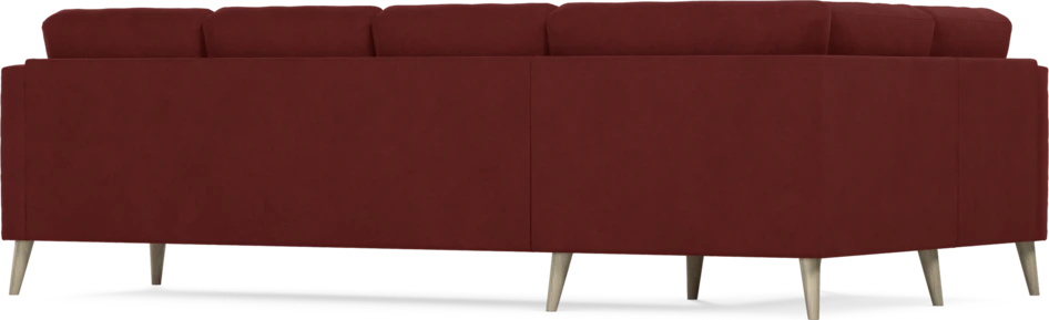Eden - Hörnsoffa, 1+3-sits - Röd