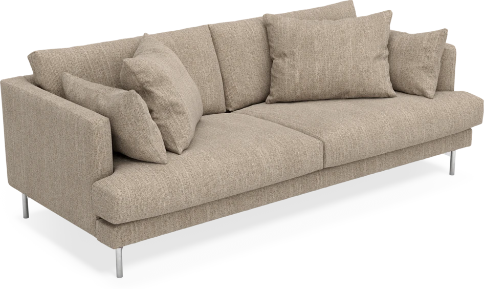 Harper - 3-sits soffa - Brun