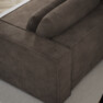 Ide - Bäddsoffa 3-sits med schäslong höger - Brun