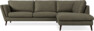 Madison Lux - 3-sits soffa med divan höger - Brun