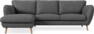 Madison Lux - 2-sits soffa med schäslong vänster - Grå