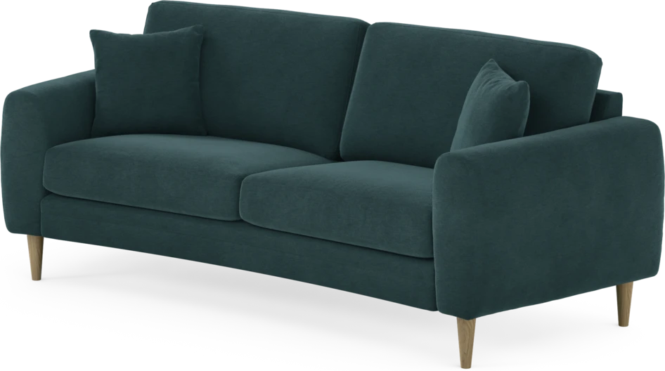 Eden - 2,5-sits soffa svängd - Blå
