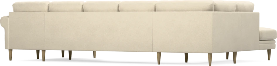 Eden - 3-sits soffa med divan vänster och schäslong höger - Beige