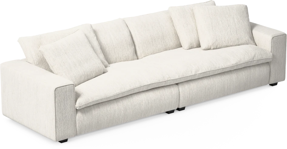 Bellora - 4-sits soffa, hel dyna - Vit
