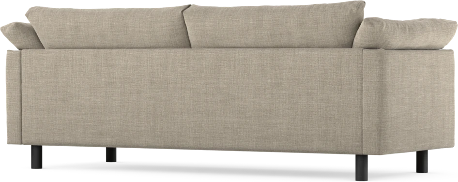 Cherrie - 3-sits soffa, hel dyna, fast klädsel - Beige