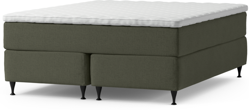 Delux Dream - Kontinentalsäng, dubbelsäng med bäddmadrass och sängben