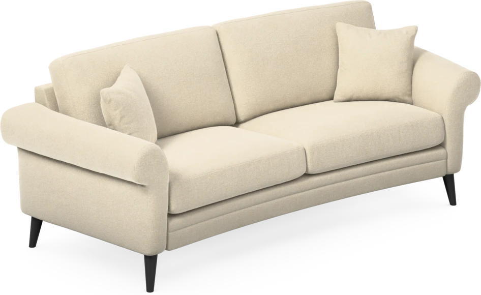 Eden - 2,5-sits soffa svängd - Beige