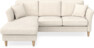 Eden - 2-sits soffa med schäslong - Beige